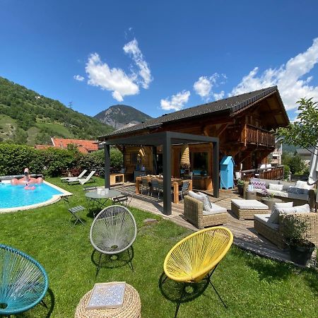 Grand Chalet A La Montagne 圣莫里斯堡 外观 照片