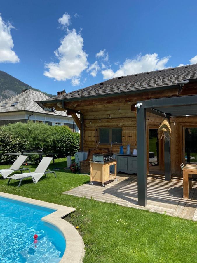 Grand Chalet A La Montagne 圣莫里斯堡 外观 照片