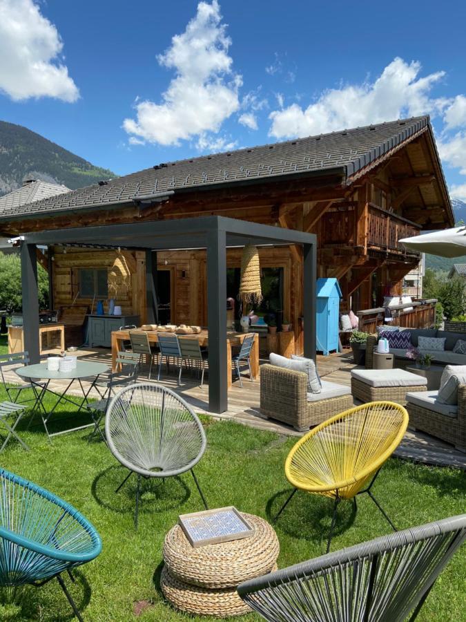 Grand Chalet A La Montagne 圣莫里斯堡 外观 照片